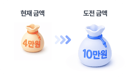 현재금액 도전금액
