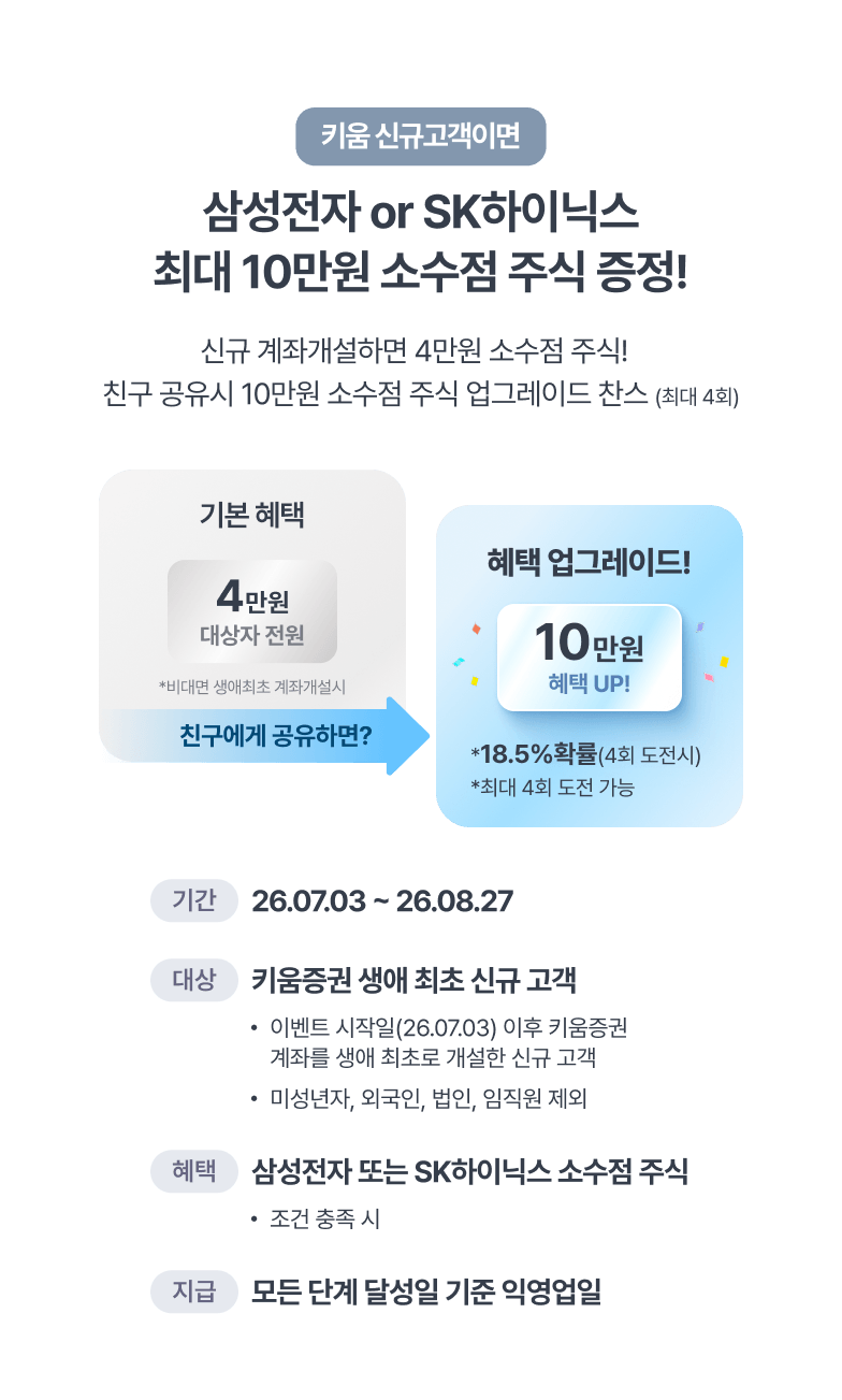 키움 신규고객이면