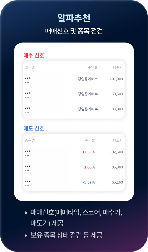 알파추천